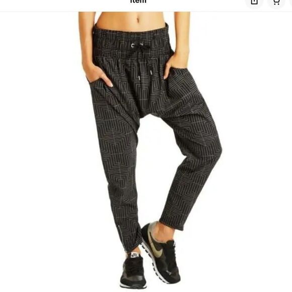Lorna Jane Life Lia Black & Gray Harem Activewear Pants Size XS - Picture 3 of 12